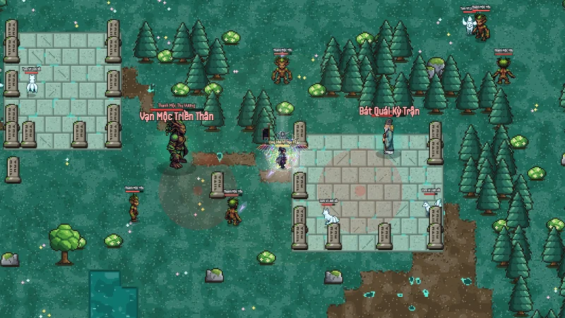 Verdant Wood Tree King in battle in the Taiyi Verdant Forest